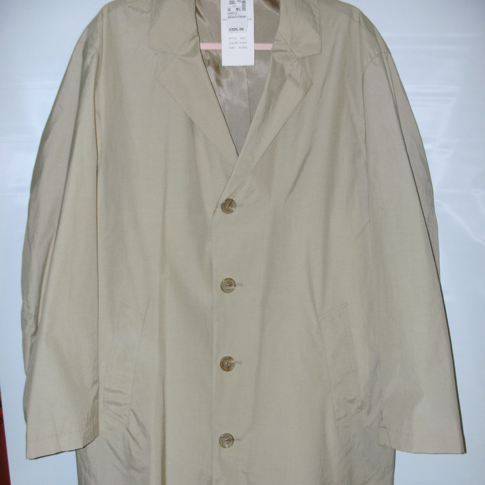 Jos. A. Bank Knaki Rainwear Trechcoat- 40 Regular